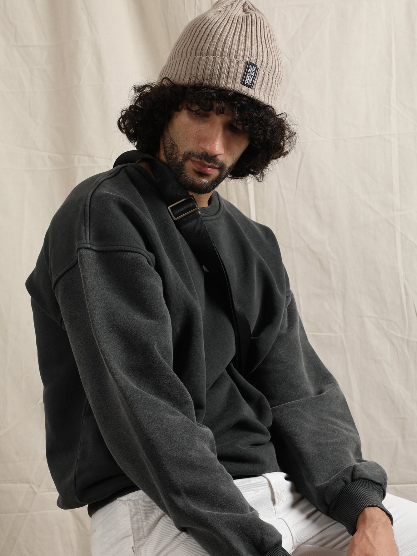 OVERDYED SWEATSHIRT (BLACK)