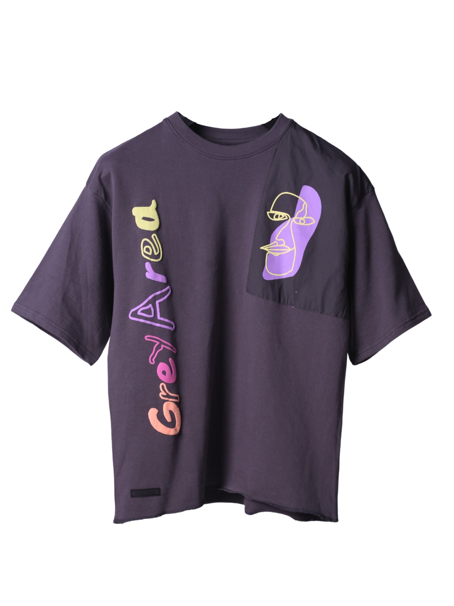 FACE T-SHIRT DARK GREY