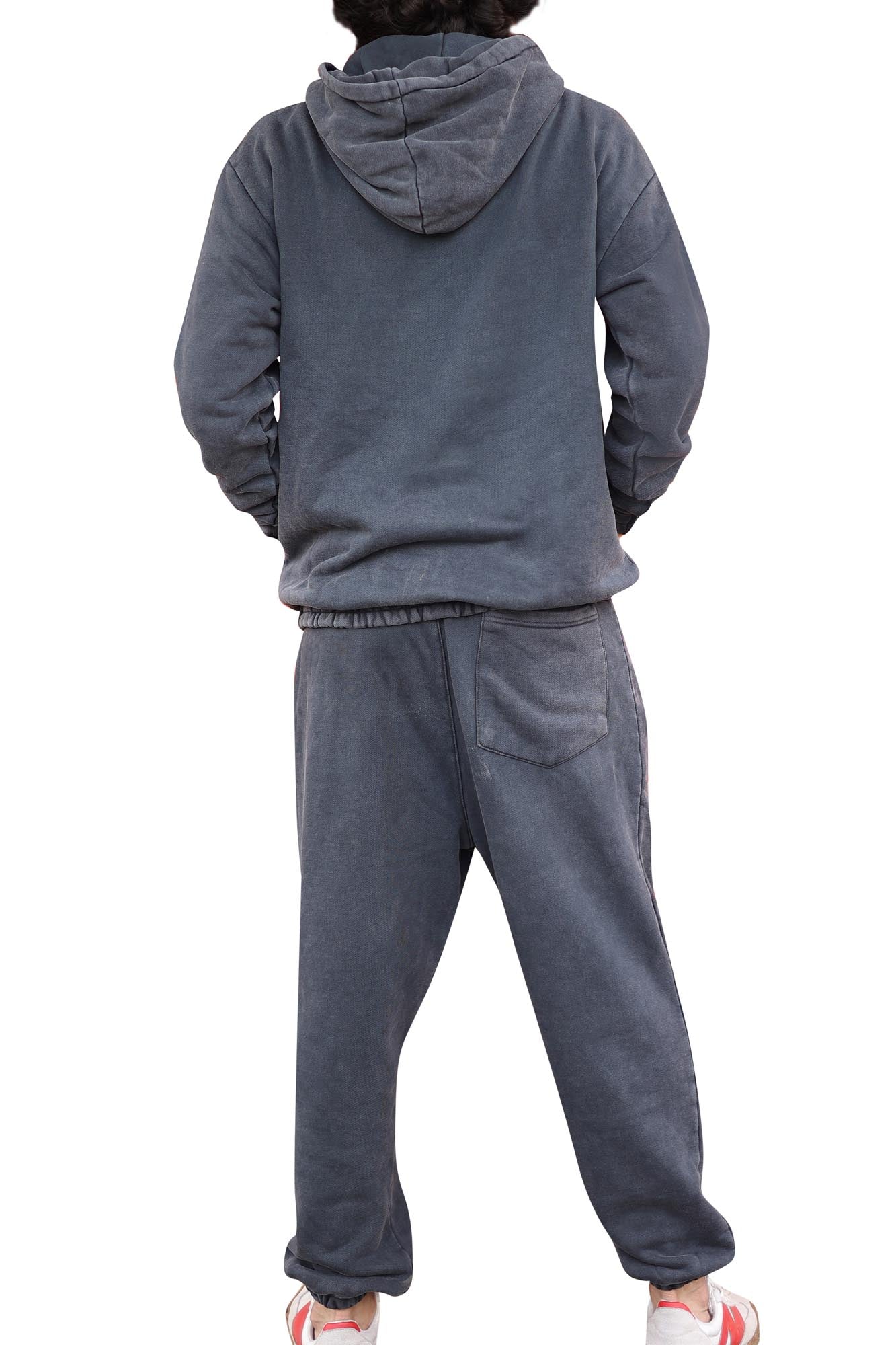 OVERDYED HEAVY WEIGHT CO-ORD SET (BLACK)