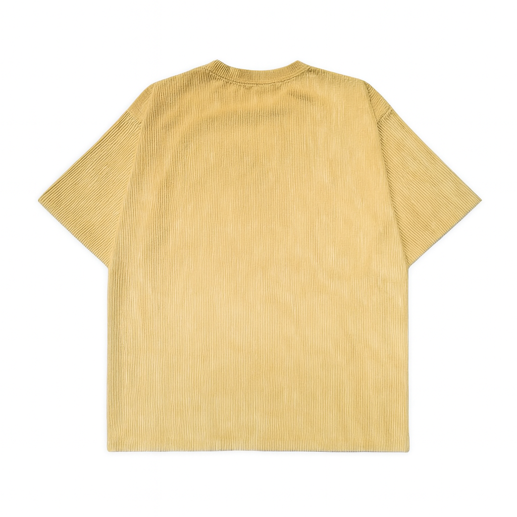 LT. YELLOW CORDUROY TSHIRT