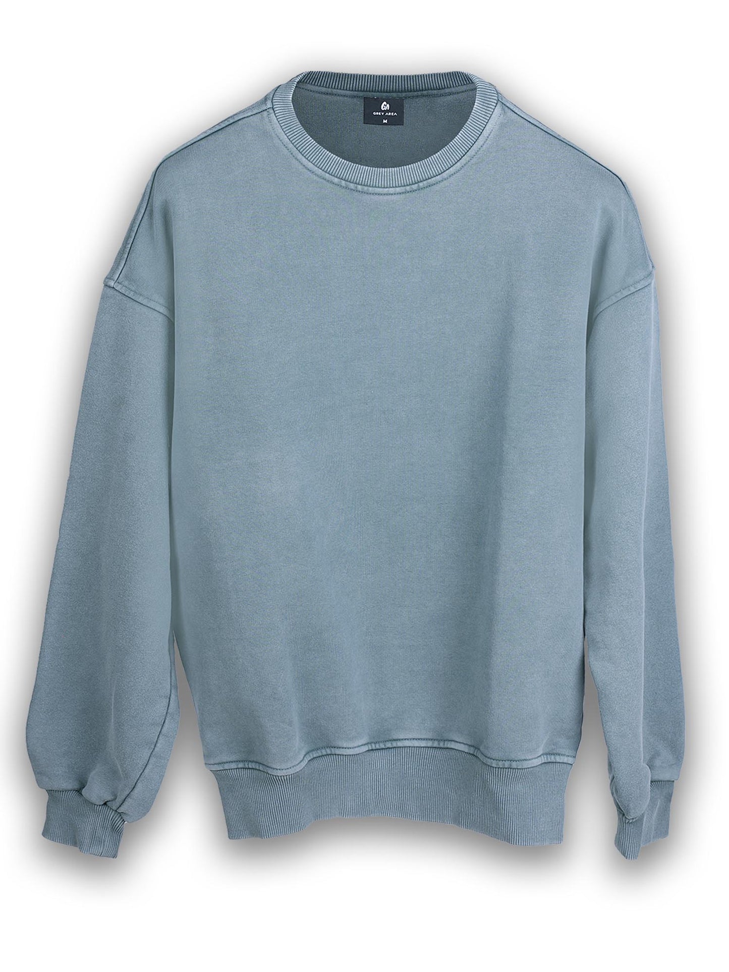 OVERDYED SWEATSHIRT (GREY TEAL)
