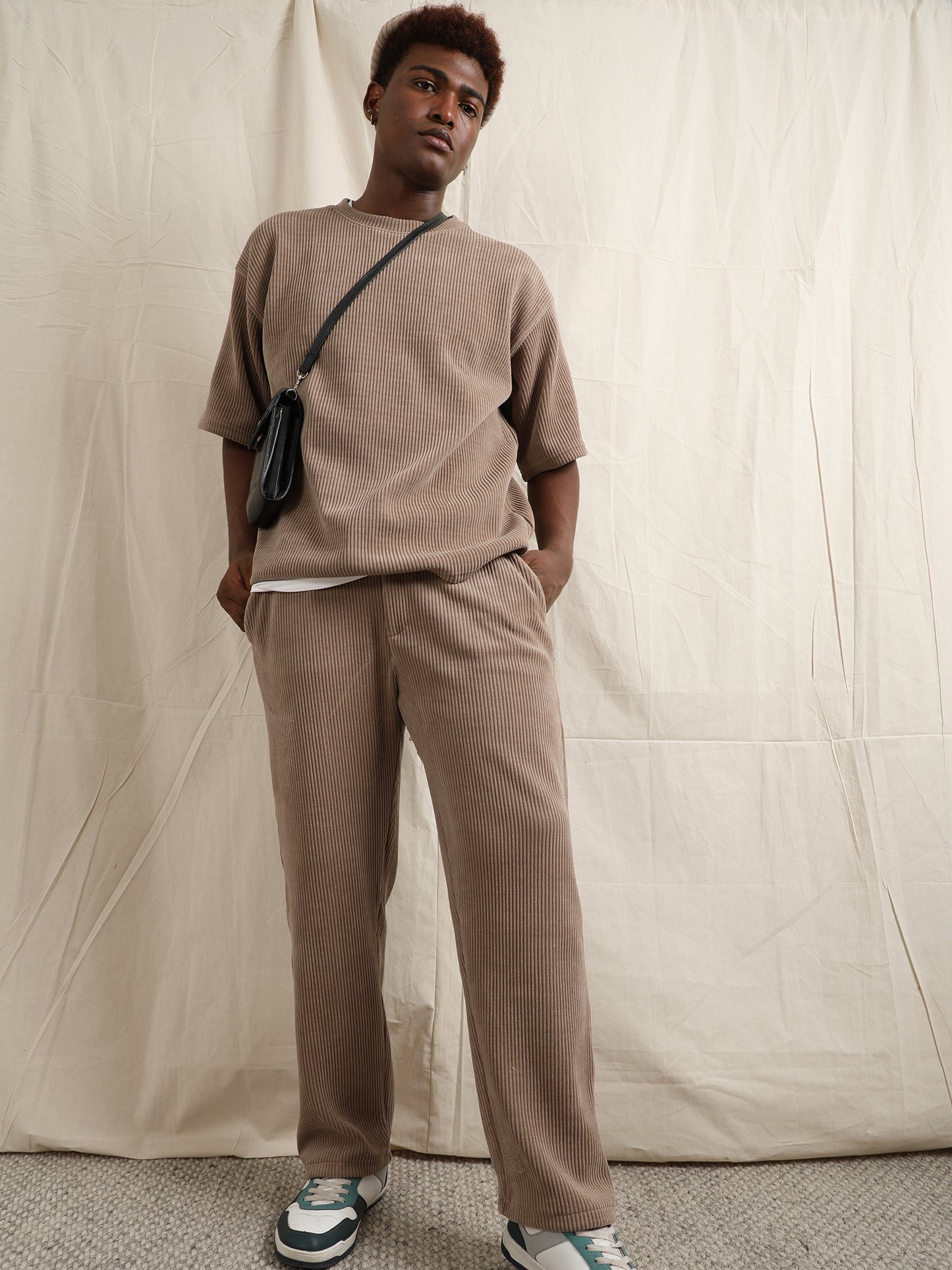 CORDUROY SET BROWN