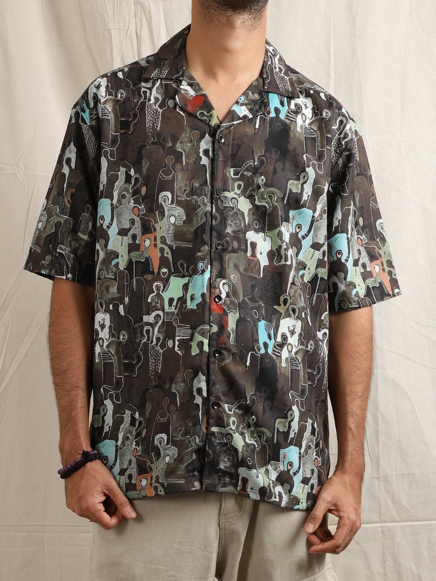 EARTHBOUND IMPRESSIONS CUBAN COLLAR SHIRT