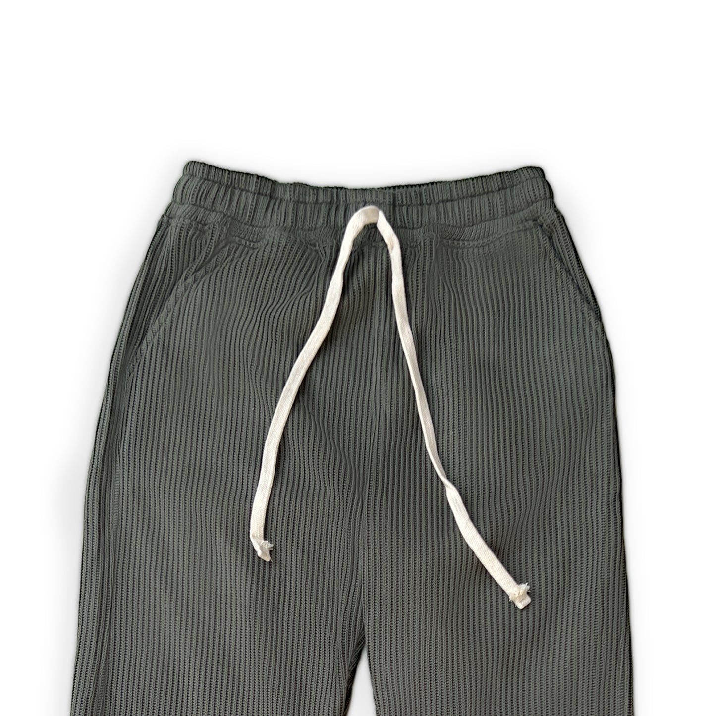 SWEATER KNIT FABRIC PANT(OLIVE)