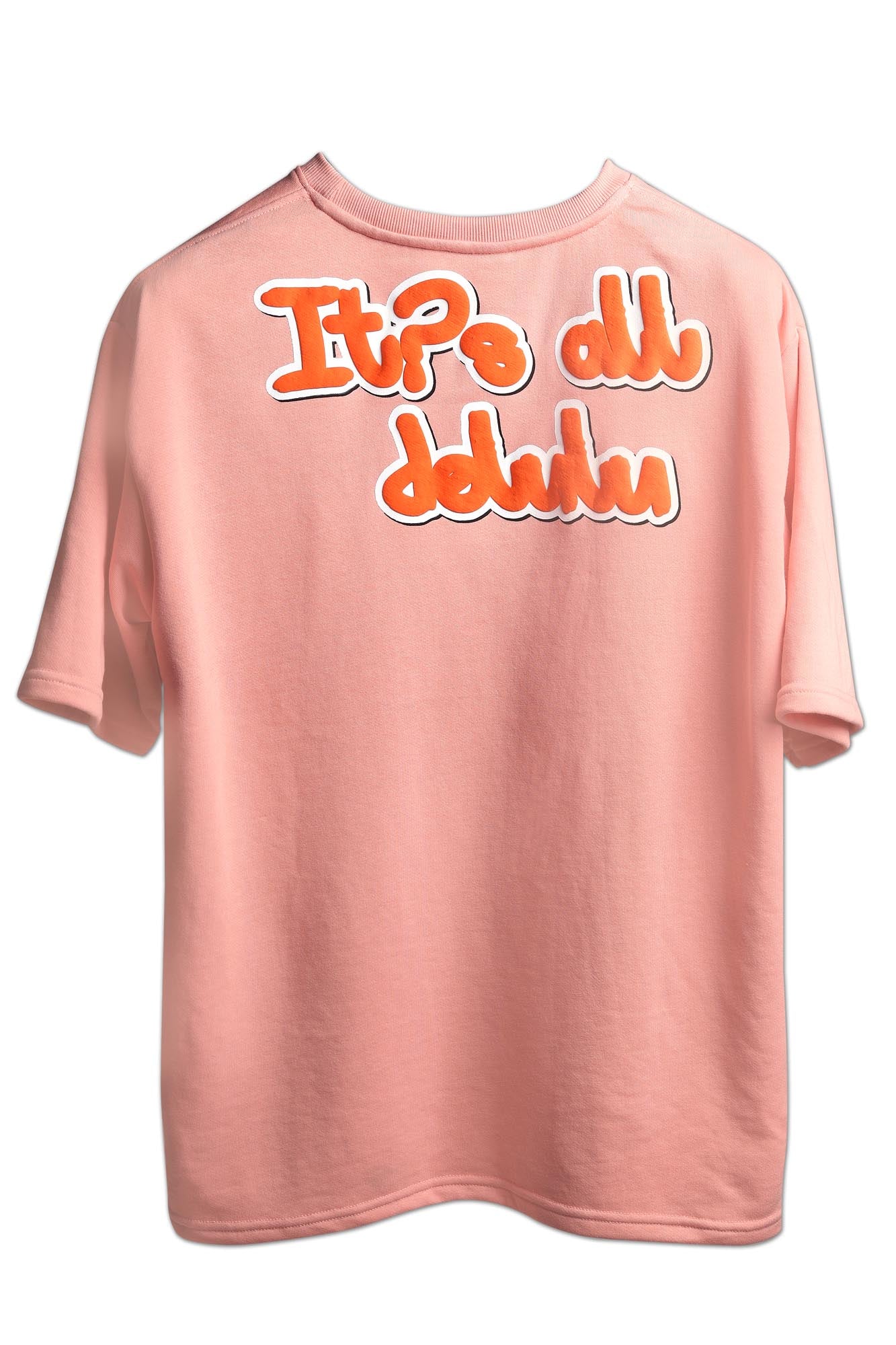 IT’S ALL DELULU T-SHIRT (PEACH)