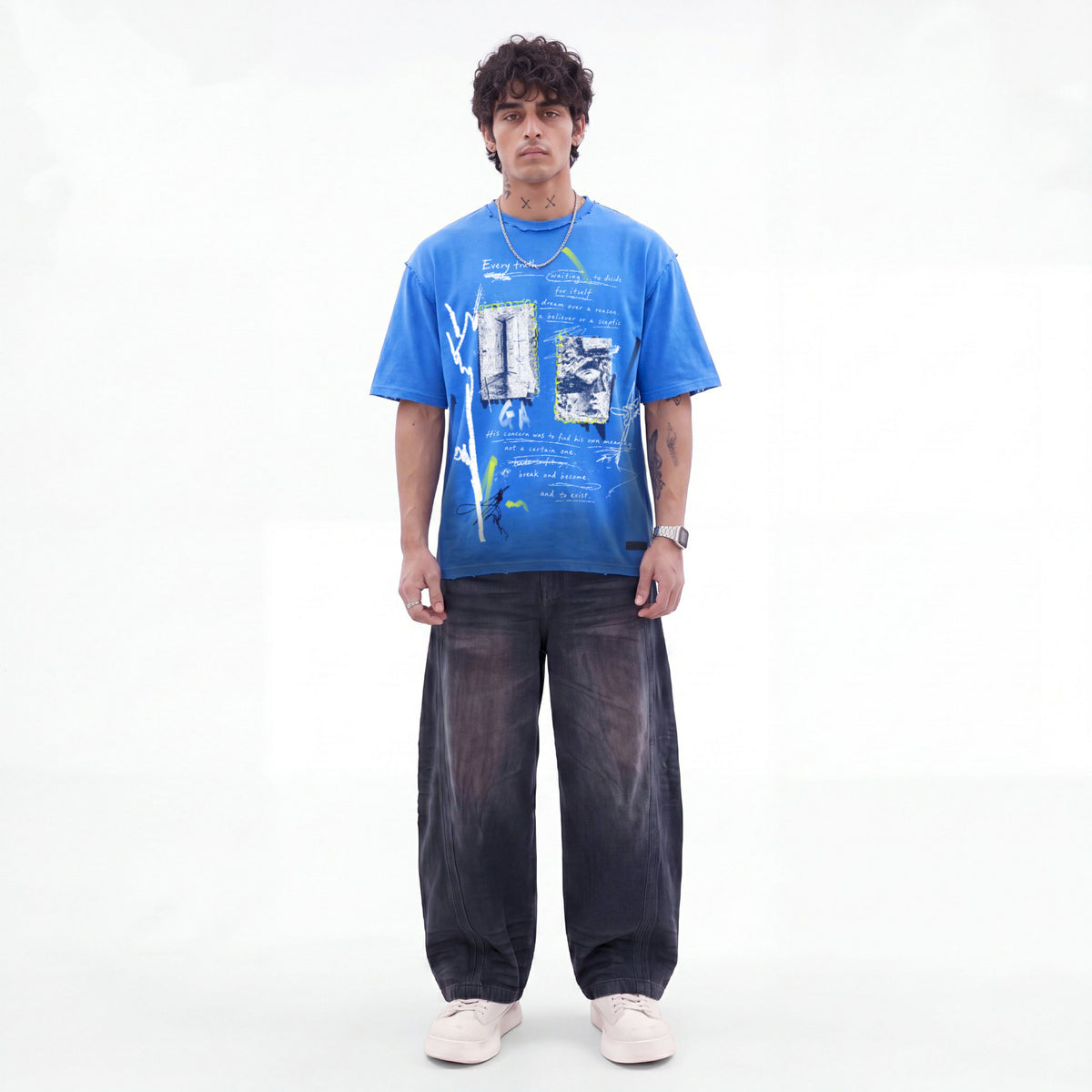 HALF TRUTH T-SHIRT (COBALT)