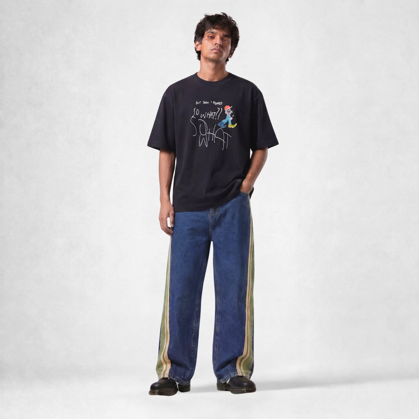 MEADOW STRIPES JEANS