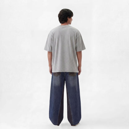 SPLIT PANEL DENIM