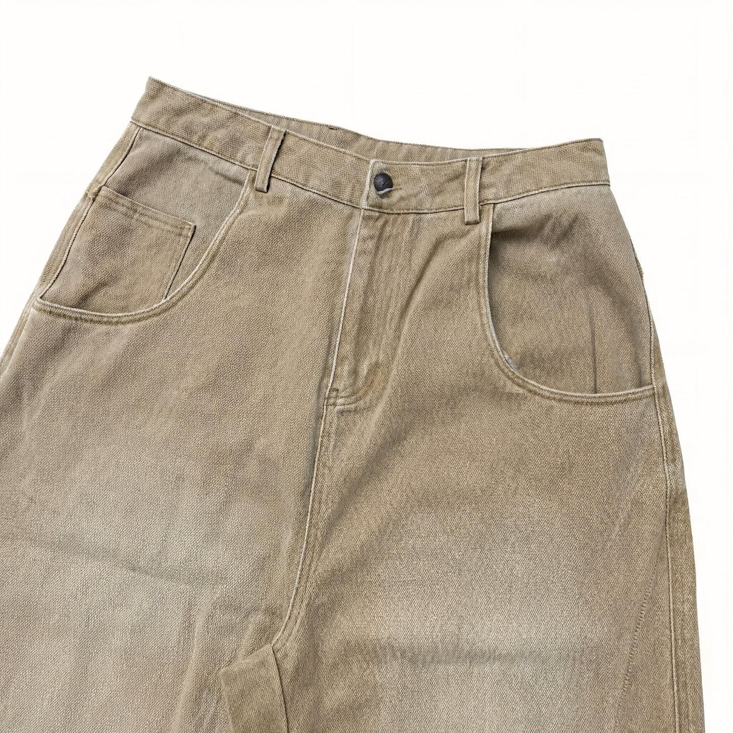 SAND WASH PANEL DENIM
