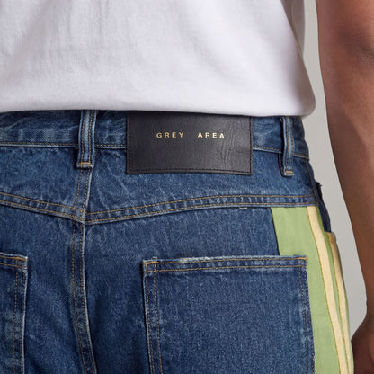 MEADOW STRIPES JEANS