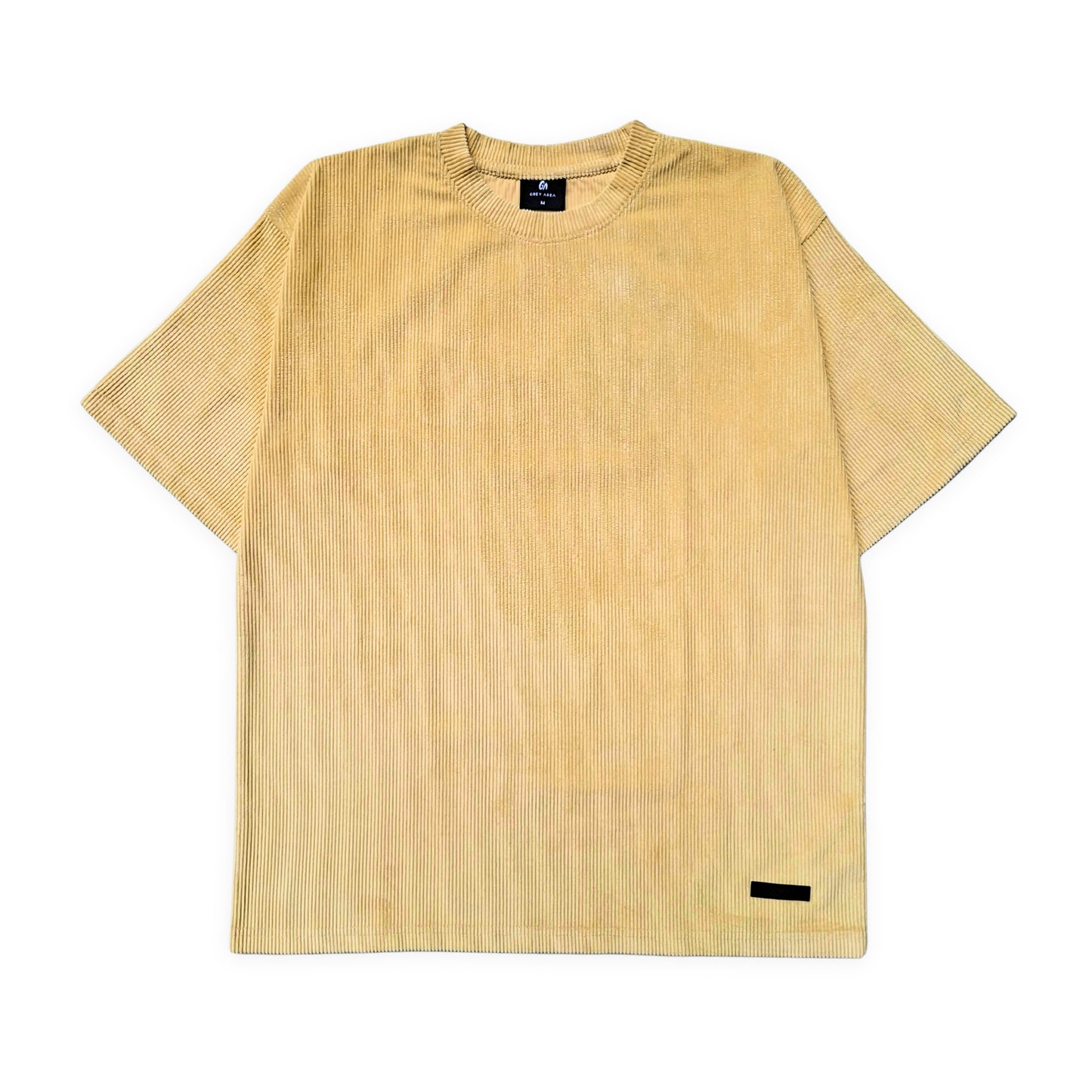LT. YELLOW CORDUROY TSHIRT