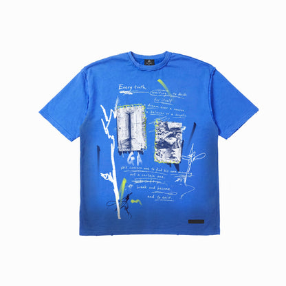 HALF TRUTH T-SHIRT (COBALT)