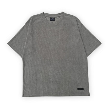 GREY CORDUROY TSHIRT