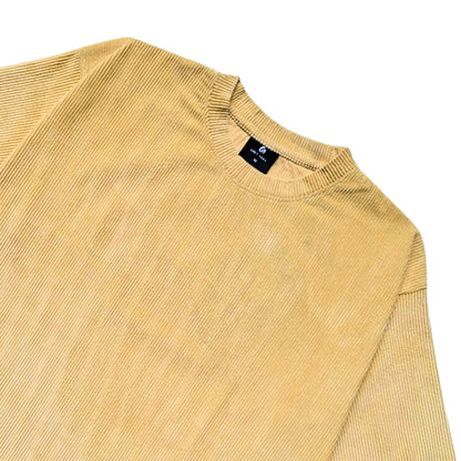 LT. YELLOW CORDUROY TSHIRT