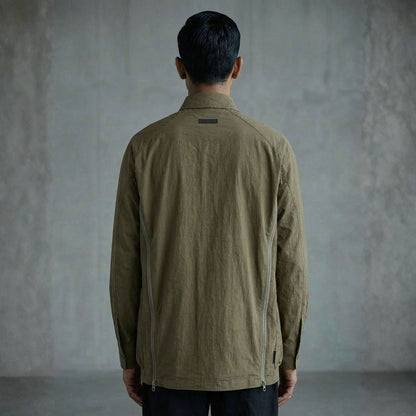 UTILITY OVERSHIRT - OLIVE