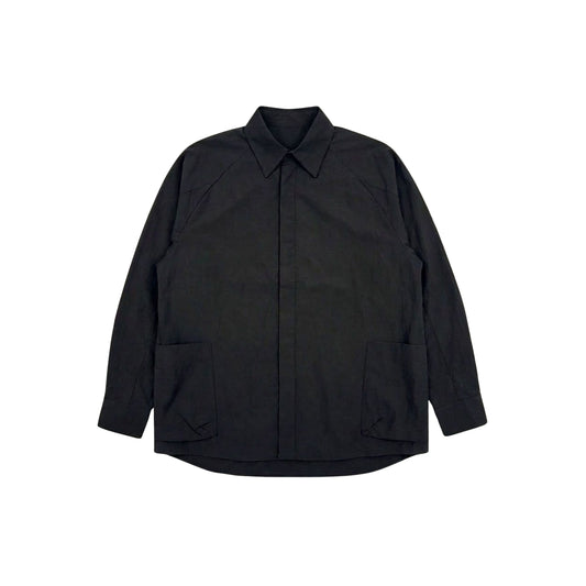 UTILITY OVERSHIRT - BLACK