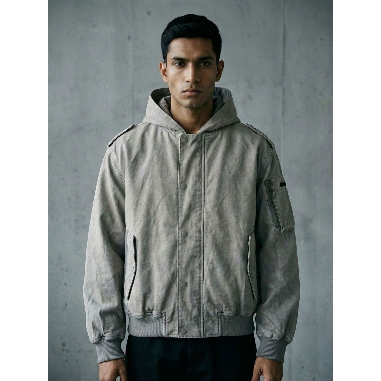 FIELD BOMBER JACKET - STONE