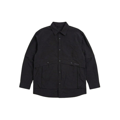 BLACK FIELD OVERSHIRT