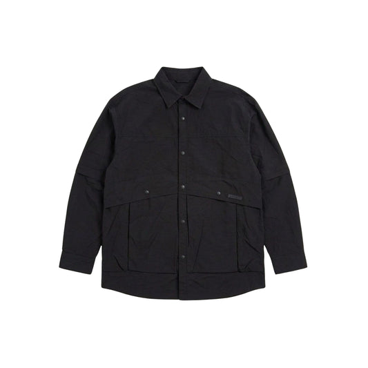 BLACK FIELD OVERSHIRT