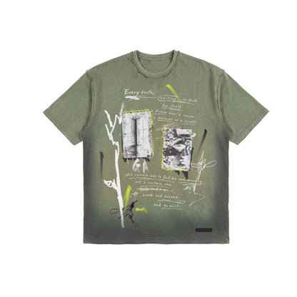HALF TRUTH T-SHIRT (OLIVE)