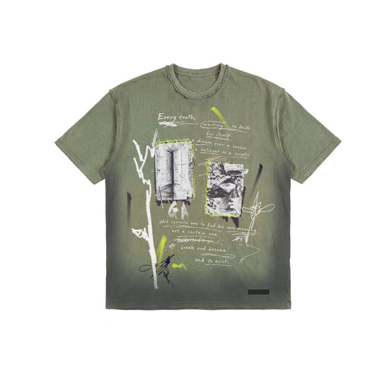 HALF TRUTH T-SHIRT (OLIVE)