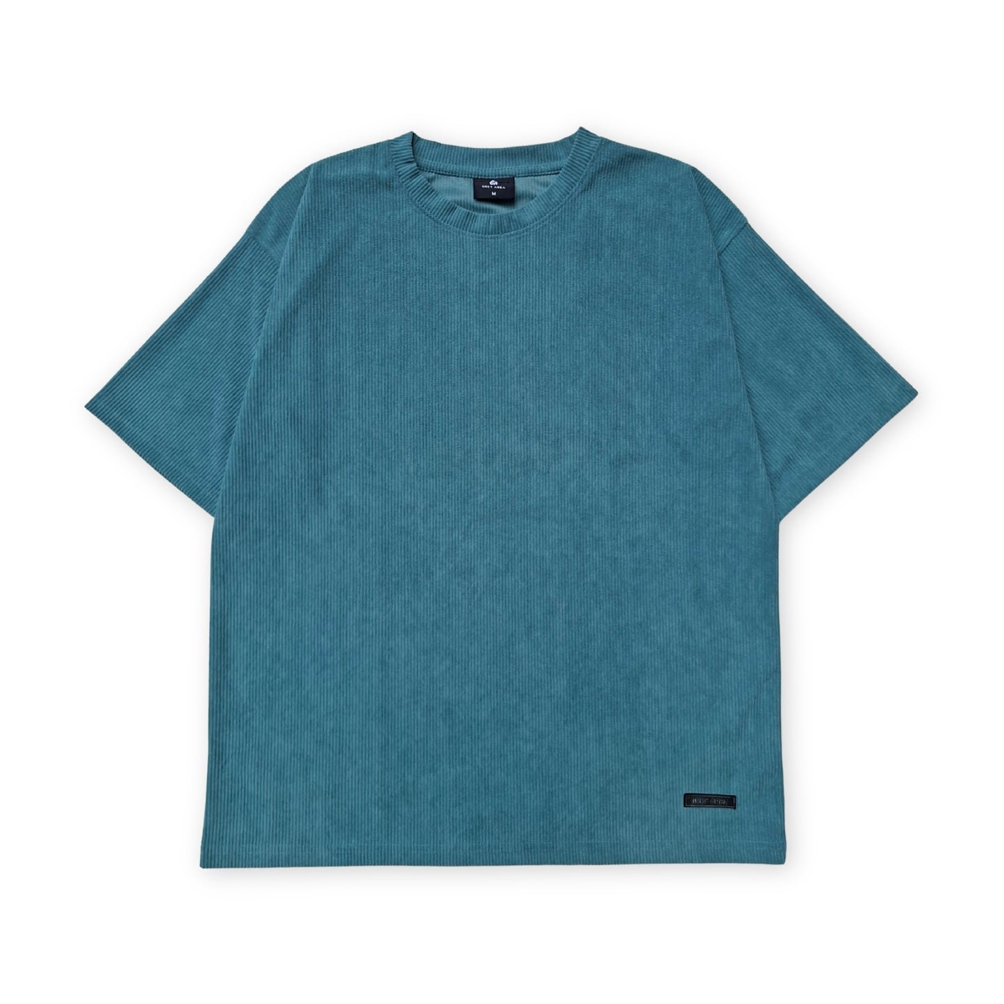 TEAL CORDUROY TSHIRT