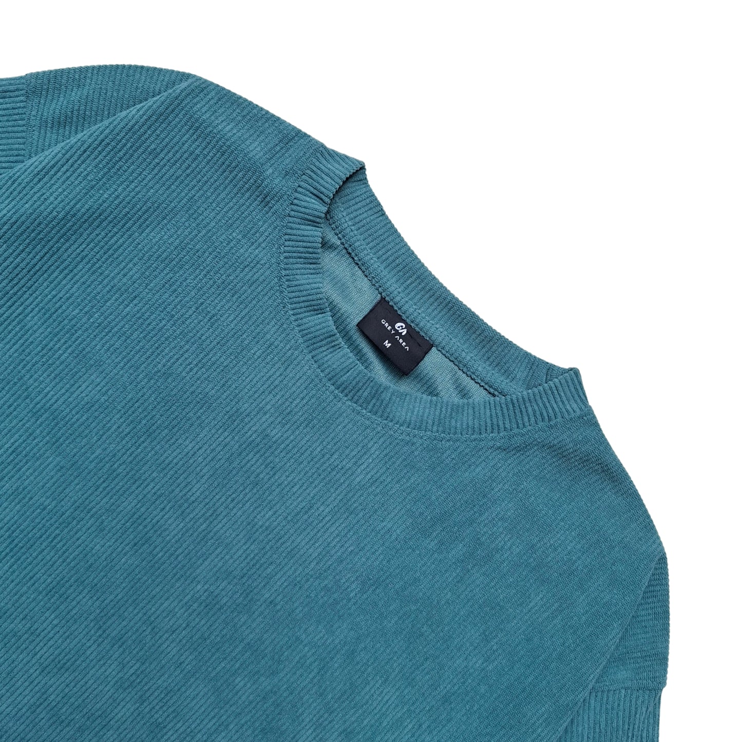 TEAL CORDUROY TSHIRT