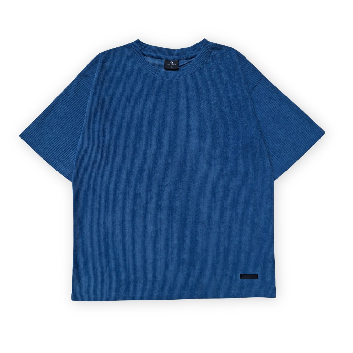 BLUE CORDUROY TSHIRT