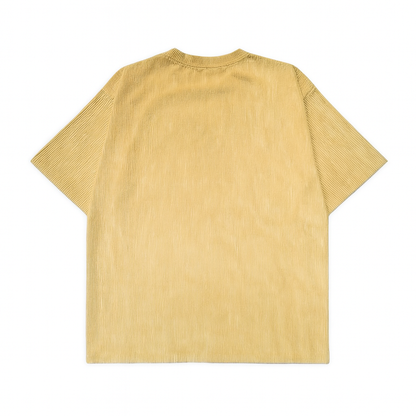 LT. YELLOW CORDUROY TSHIRT