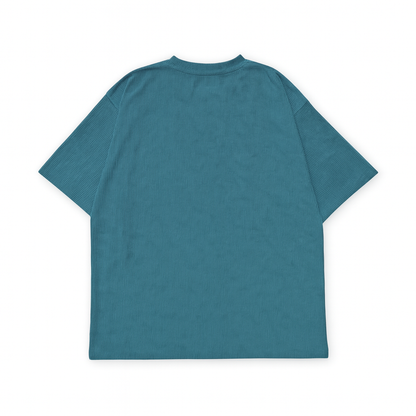 TEAL CORDUROY TSHIRT