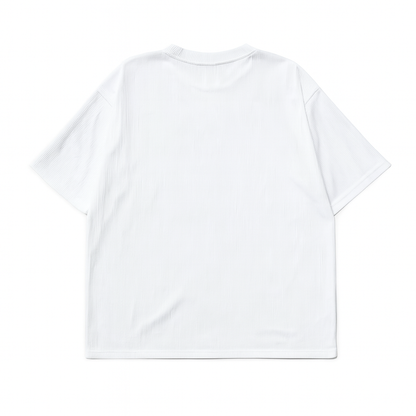 WHITE CORDUROY TSHIRT