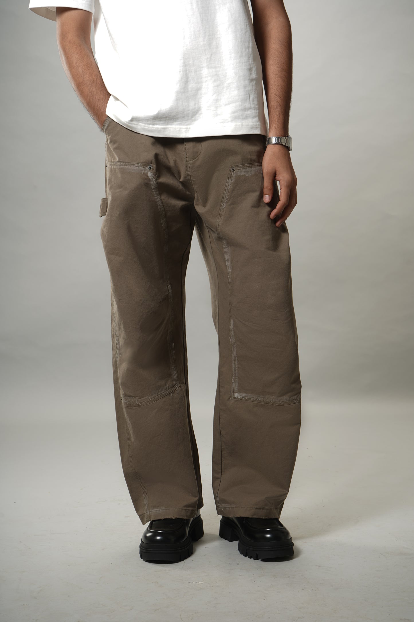 OLIVE CARPENTER PANT