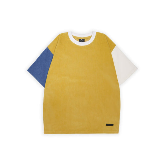 YELLOW CORDUROY T-SHIRT