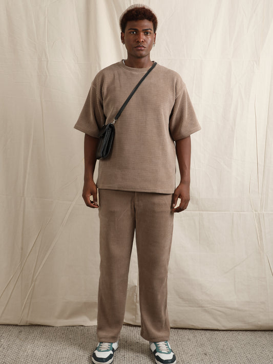 CORDUROY SET BROWN