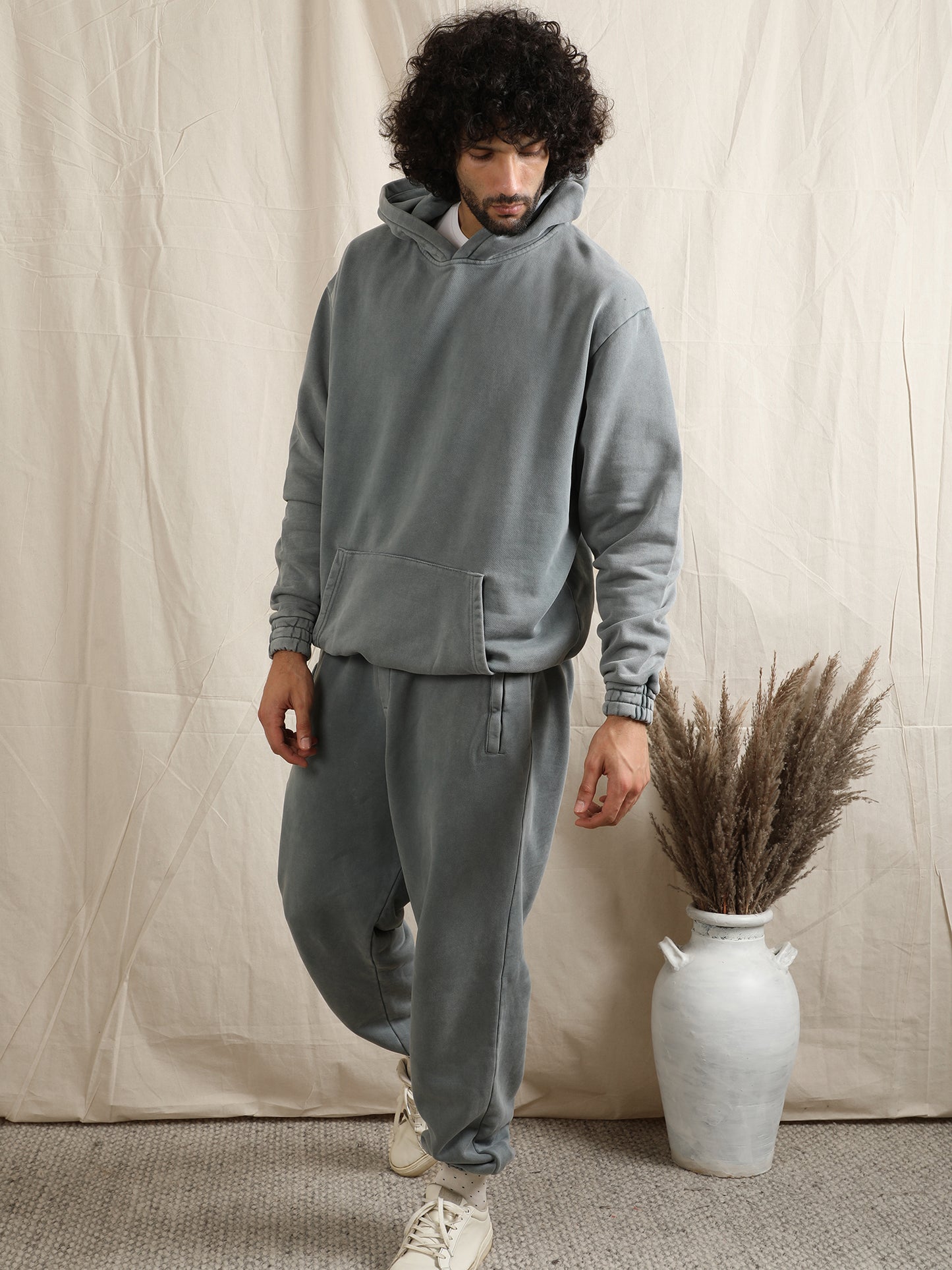 OVERDYED HEAVY WEIGHT CO-ORD SET (WINDY SKY)